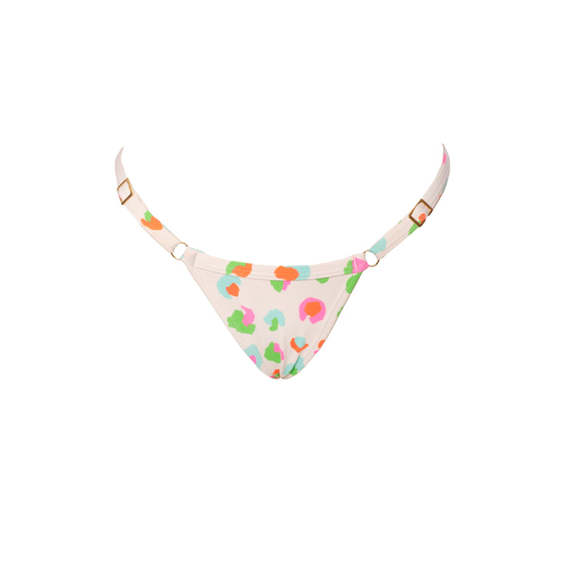 MINI TANGA REGULABRE LEOPARDO CANDY COLOR