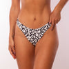 TANGA  AVIADOR LEOPARDO NEGRO CON BLANCO