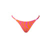 TANGA REGULABLE CEBRA ROSA CON NARANJA