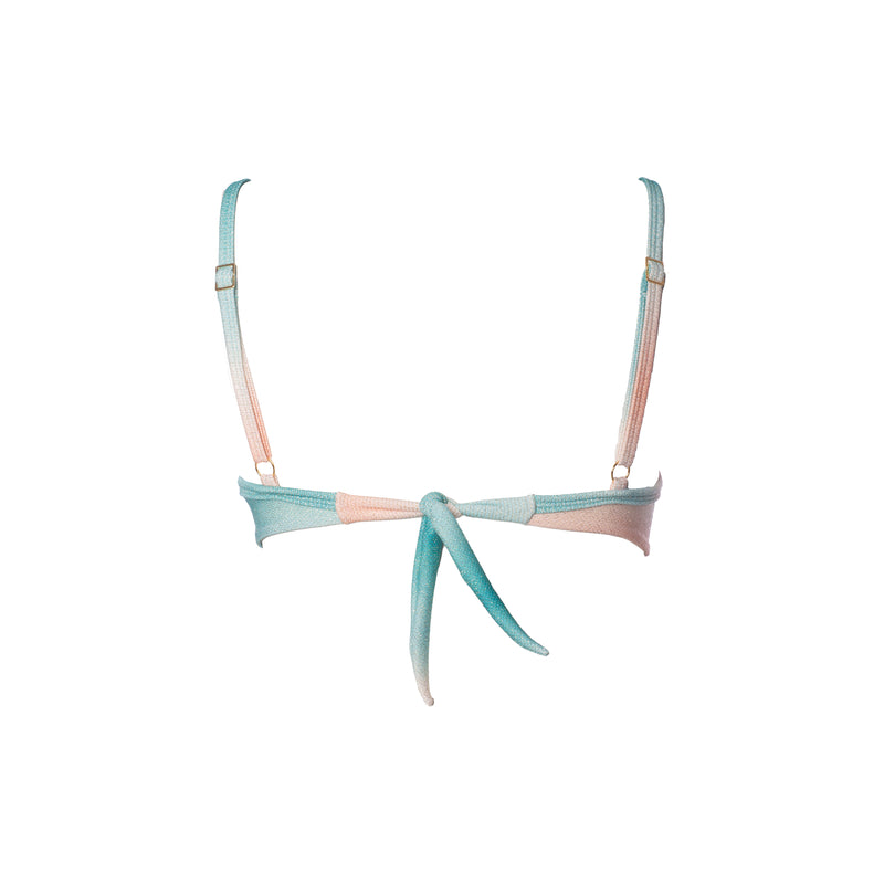 TOP CON ARO ACUARELA LUREX VERDE