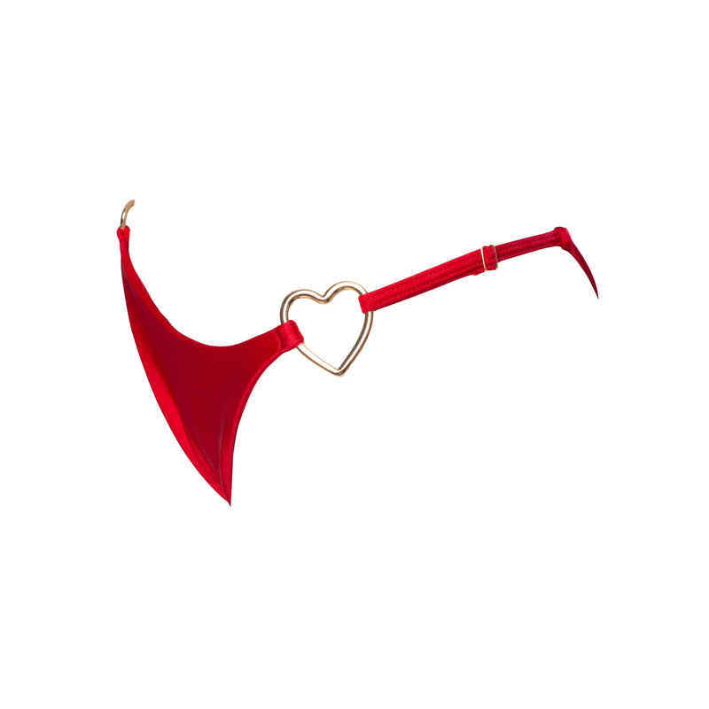 CONJUNTO CORAZÓN SHINE ROJO