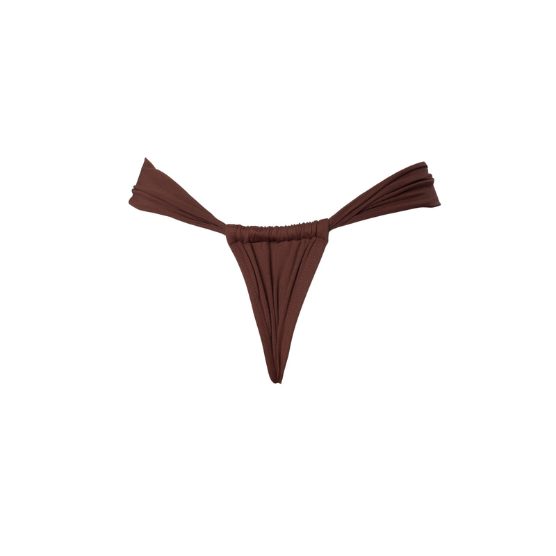 TANGA CORTINA MARRÓN