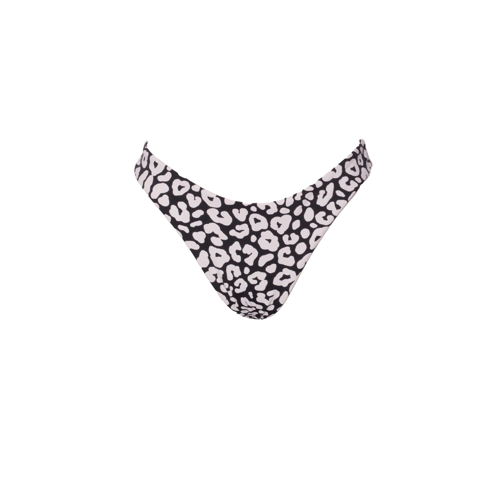 TANGA  AVIADOR LEOPARDO NEGRO CON BLANCO