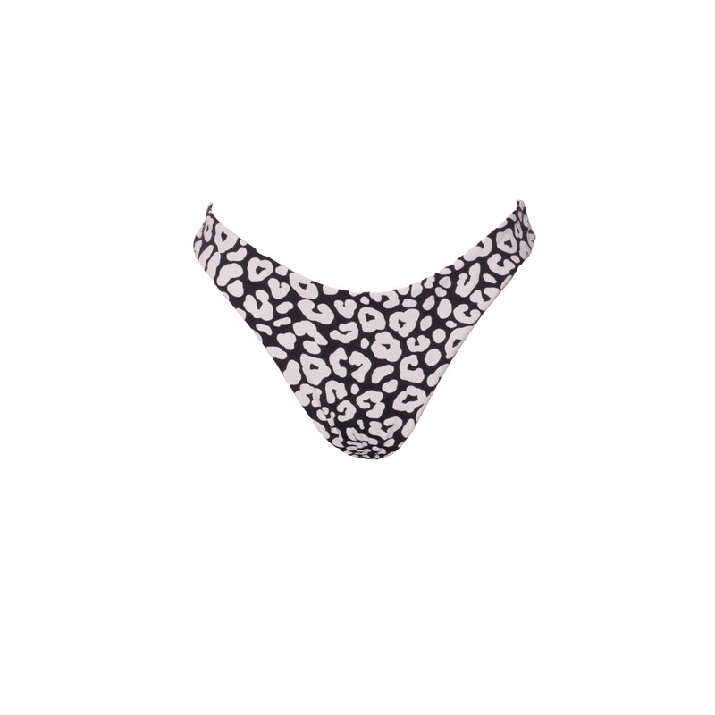 TANGA  AVIADOR LEOPARDO NEGRO CON BLANCO