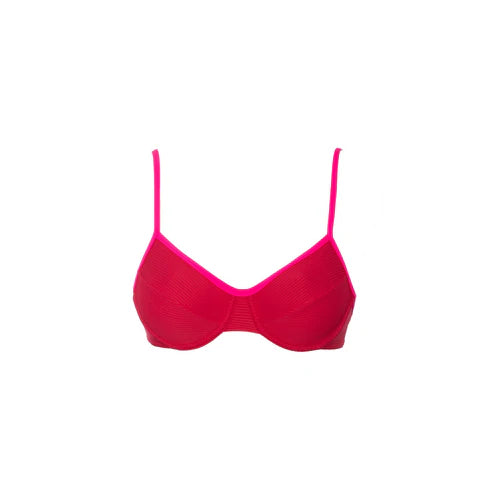 TOP CON ARO ROJO CON ROSA