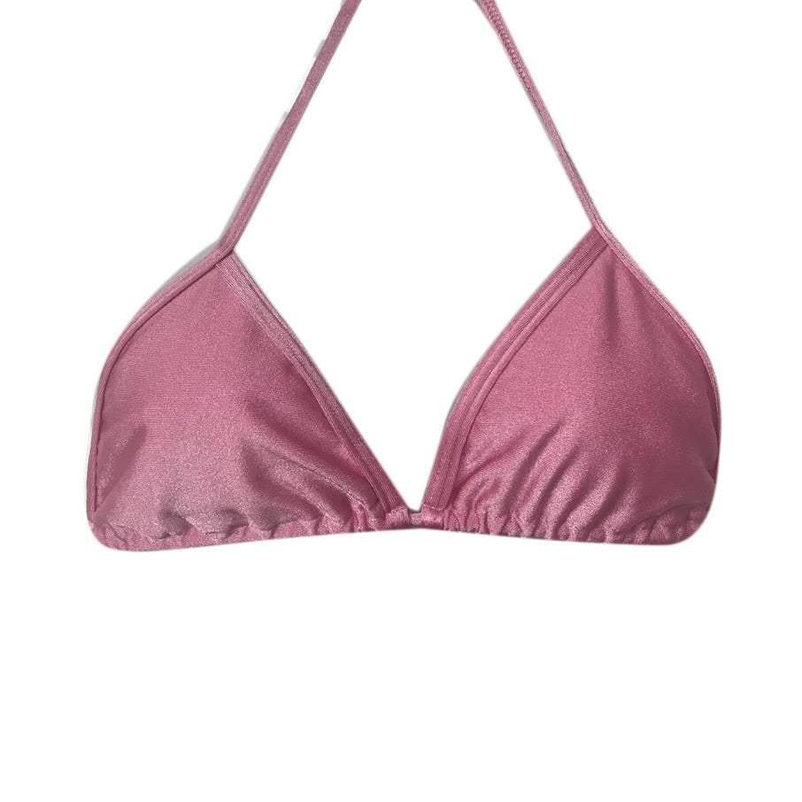 TOP TRIÁNGULO SHINE ROSE