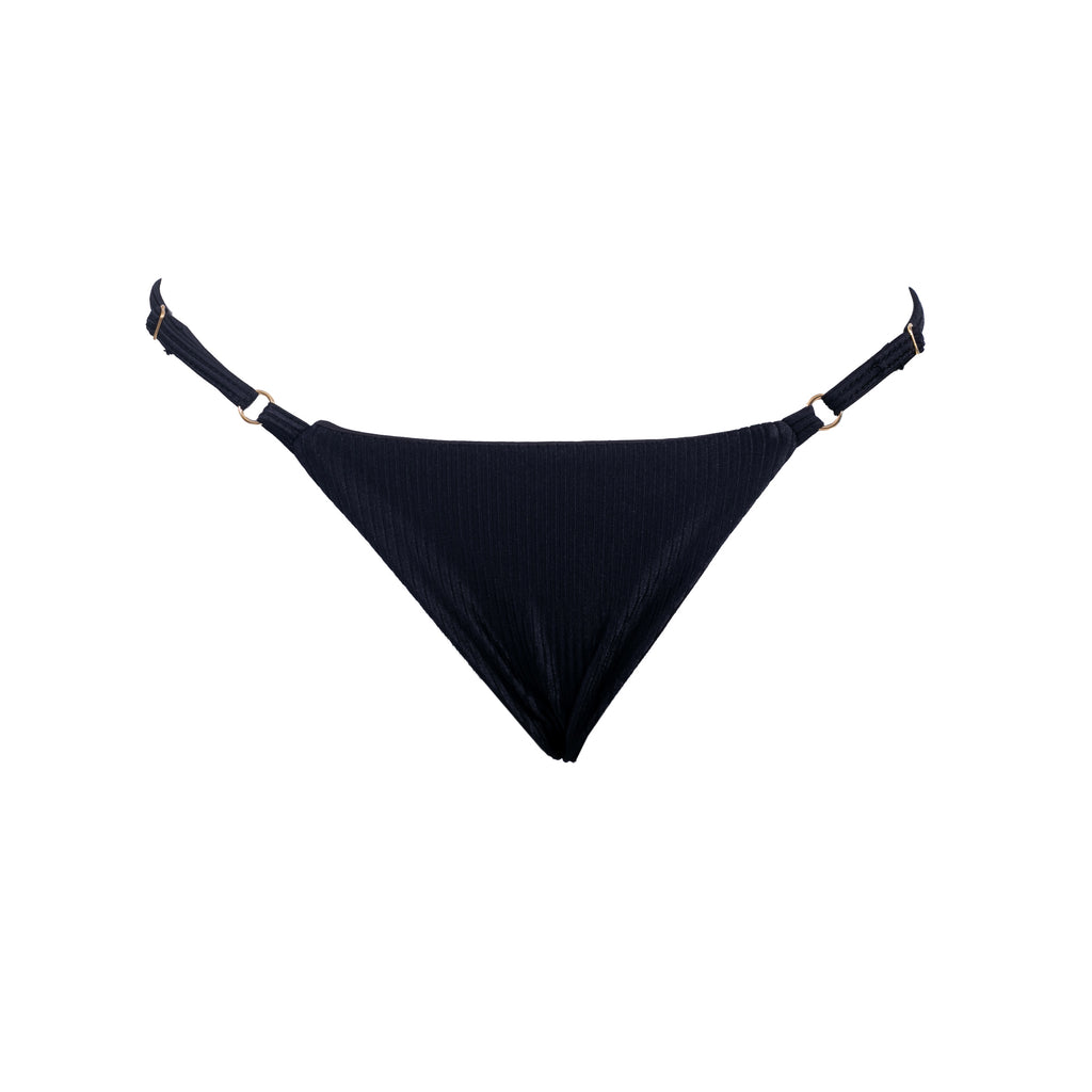 MINI TANGA REGULABLE TEXTURIZADO NEGRO