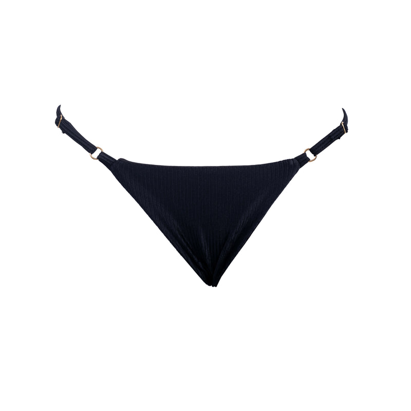 MINI TANGA REGULABLE TEXTURIZADO NEGRO