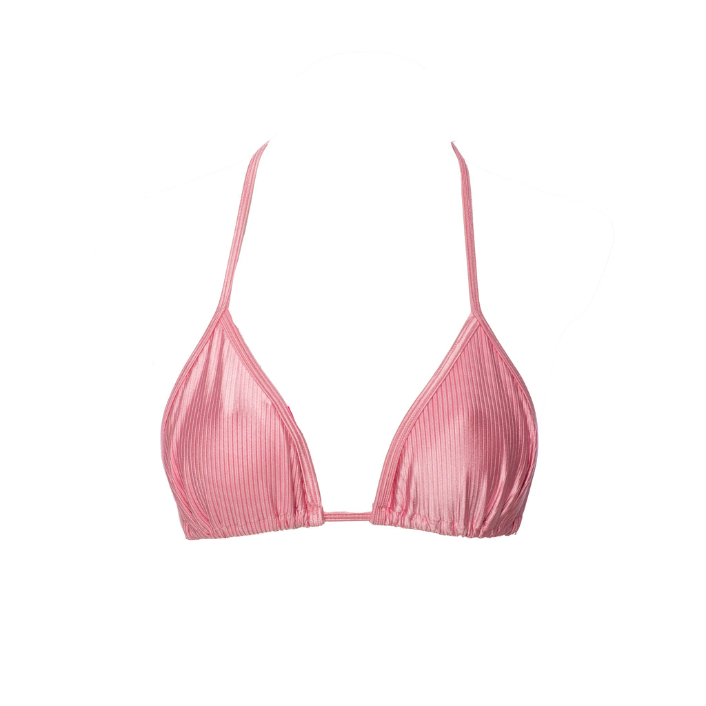 TOP TRIÁNGULO TEXTURIZADO ROSA BABY