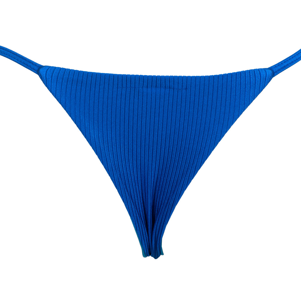 MINI TANGA REGULABLE TEXTURIZADO AZUL MARINO
