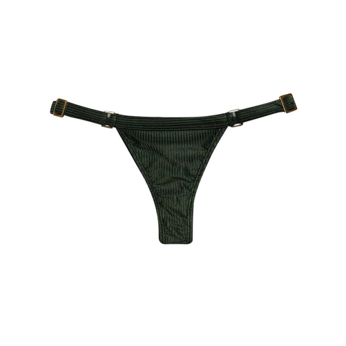 MINI TANGA REGULABLE TEXTURIZADO VERDE MILITAR